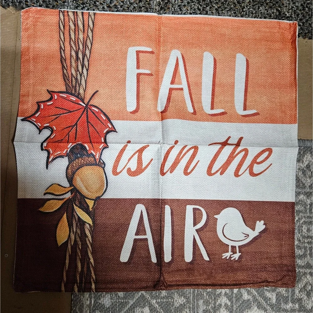 4‎ Pc Happy Fall Pillow Covers (5843)